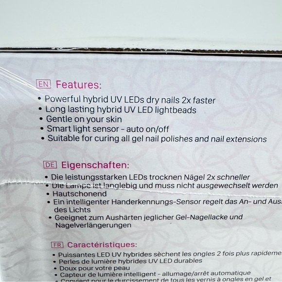 SUNUV SUN3 2-In-1 UV LED Nail Lamp New Nwt Nib Sealed - Picture 5 of 9